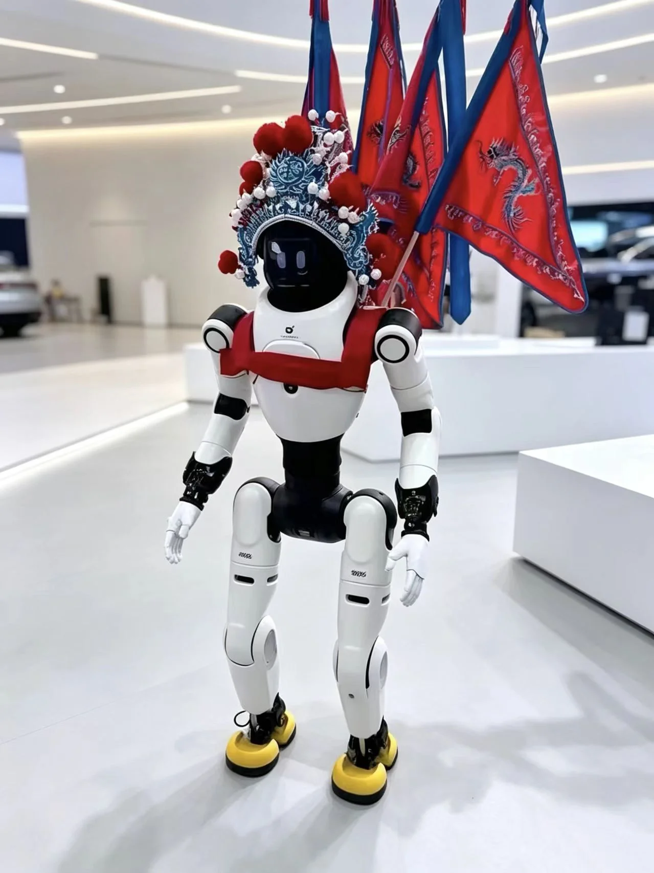 国风主题机器人展示